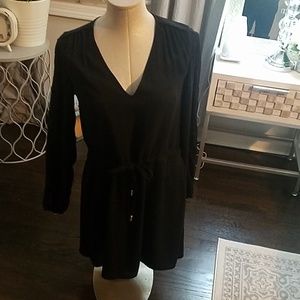 Black casual dress